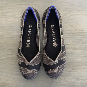 Rothy's The Flat in Golden Shimmer‎ Women's Size 6.5